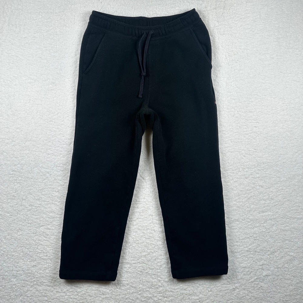 Toad&Co Mens Fleece Lined Sweatpants Black Drawstring Joggers Size M